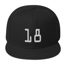 Load image into Gallery viewer, 3-D 18 logo - Otto Classic Snapback