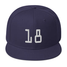 Load image into Gallery viewer, 3-D 18 logo - Otto Classic Snapback