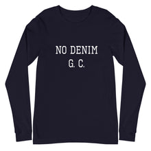 Load image into Gallery viewer, NO DENIM G.C. - long sleeve t-shirt