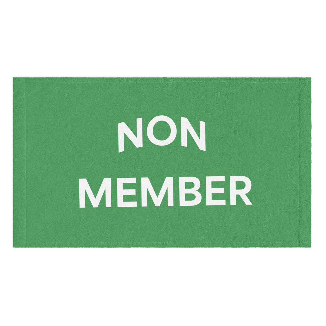 NON MEMBER golf towel
