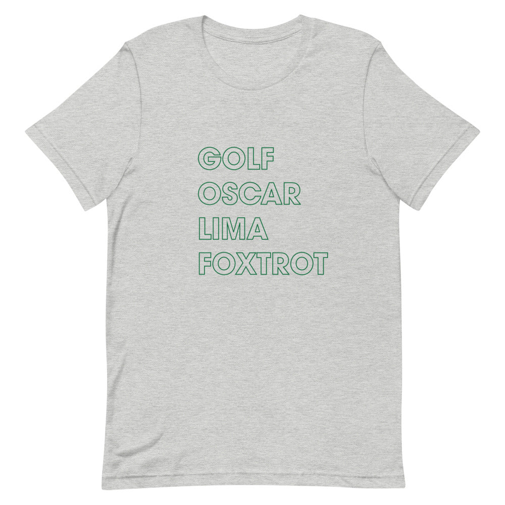 G.O.L.F. t-shirt