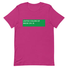 Load image into Gallery viewer, UNITED COLORS OF BIRDIE ON 18 - t shirt
