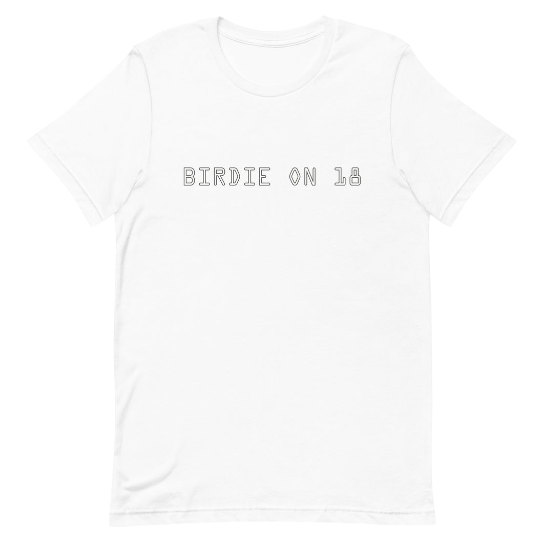 BIRDIE ON 18 t-shirt